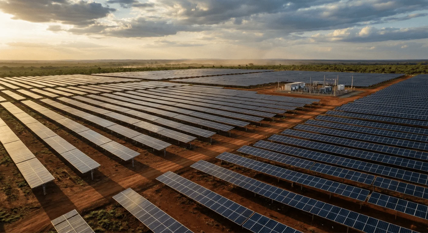 Usina solar Evosolar gerando energia limpa